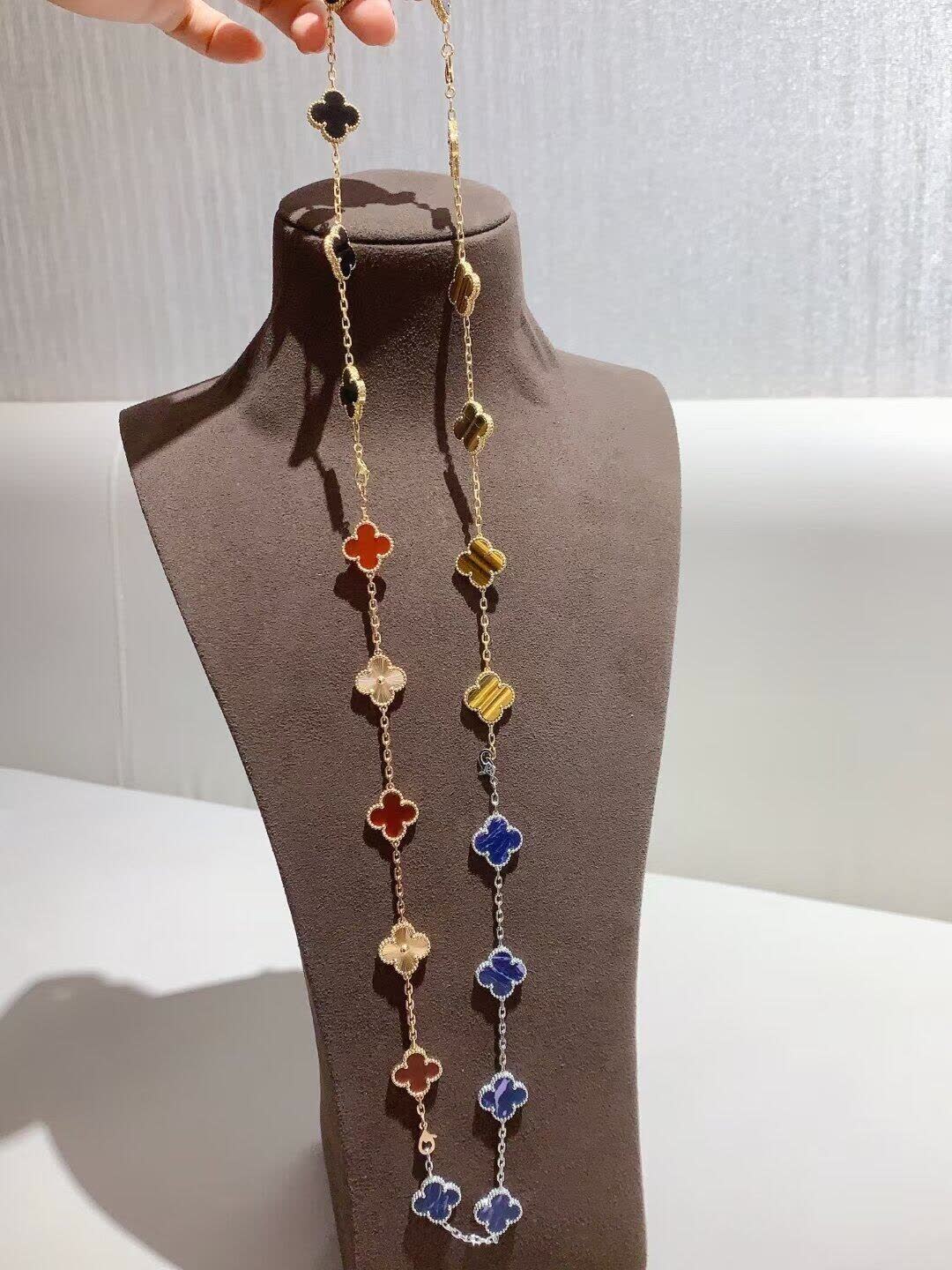 Van Cleef & Arpels Monogram Multicolore Necklace